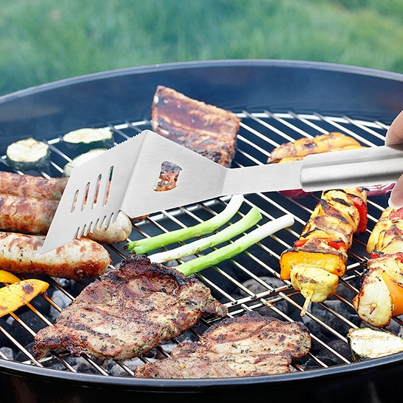 Heavy Duty 4 Piece Stainless Steel BBQ Tool Set