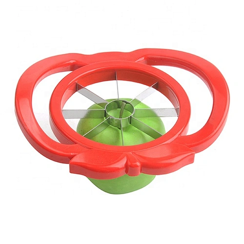 food grade stainless steel blade and plastic commercial manual apple fruit cutter slicer
