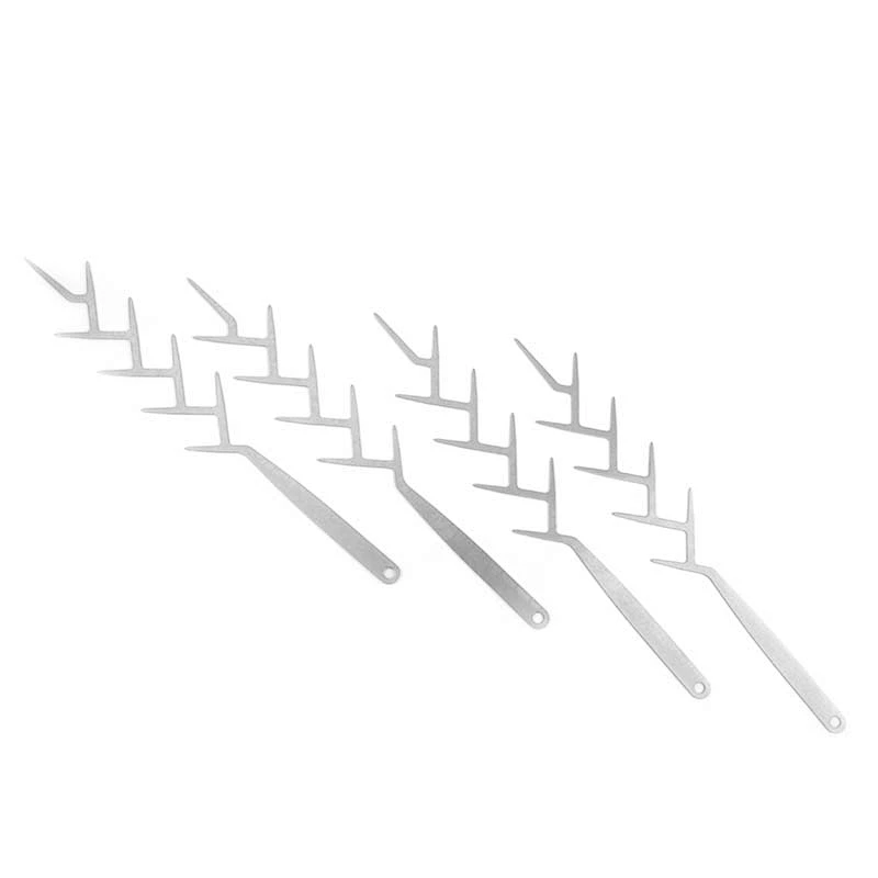 Stainless steel collapsible outdoor bbq fork