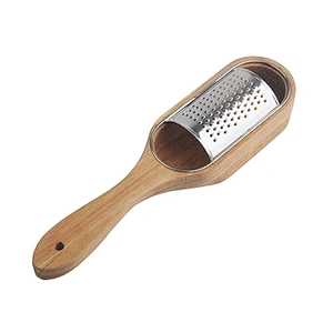 New kitchen accessory julienne manual vegetable grater with wood handle