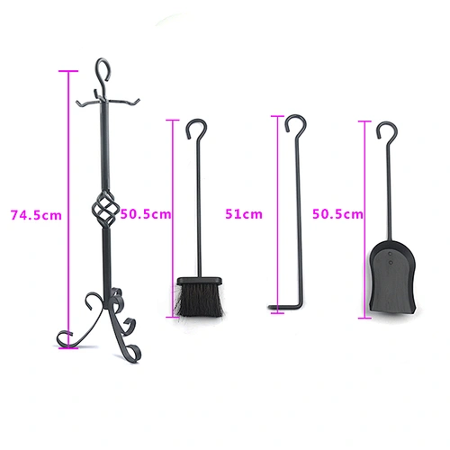 New indoor metal fireplace tool set