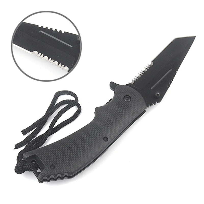 Outdoor Camping  Folding Pocket Hunting Survival Knife