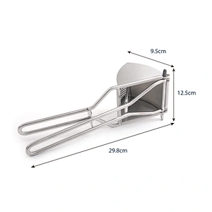 Potato Press Premium Stainless Steel Food Press with  Comfort Grip