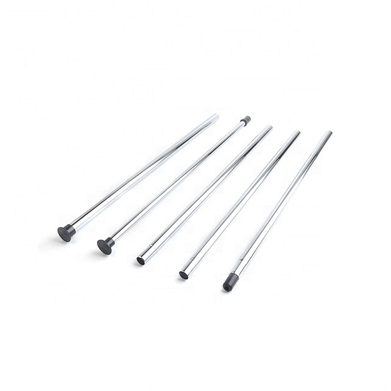 Wall Mounted No Drill Shelf  Stainless Steel Metal telescopic Bathroom Rack Corner Tension Shower Caddy