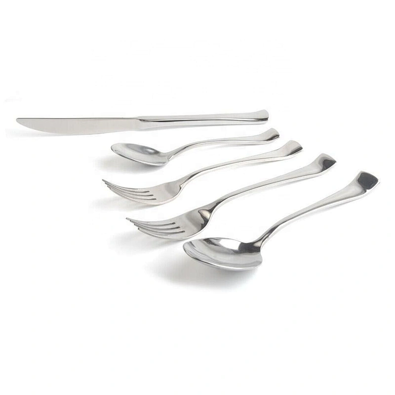 elegant 18/10 silverware stainless steel restaurant bulk flatware set custom gold plated reusable cutlery set
