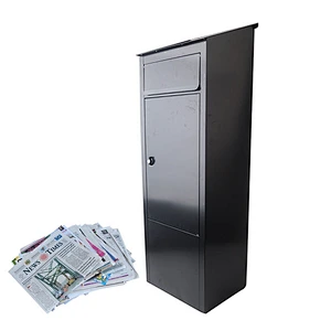 Hot selling letter box waterproof standing  parcel mailbox outdoor apartment mail box