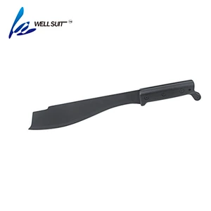 Black Fixed Blade Survival Outdoor Machete with Sheath