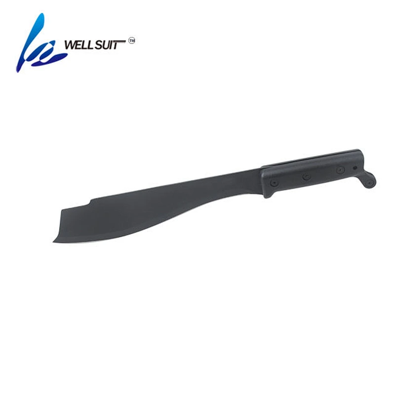 Black Fixed Blade Survival Outdoor Machete with Sheath