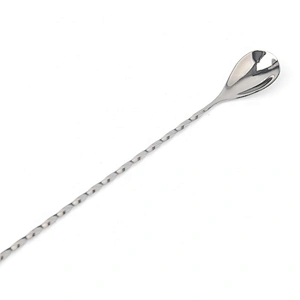 Stainless steel novelty custom silver metal bar tools drink stirrer cocktail stirrers