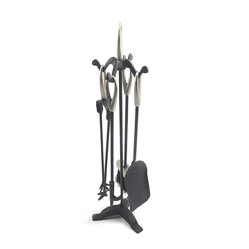 Hot Selling and High Quality Fireplace Tool Set Metal Fire Side Tools Set