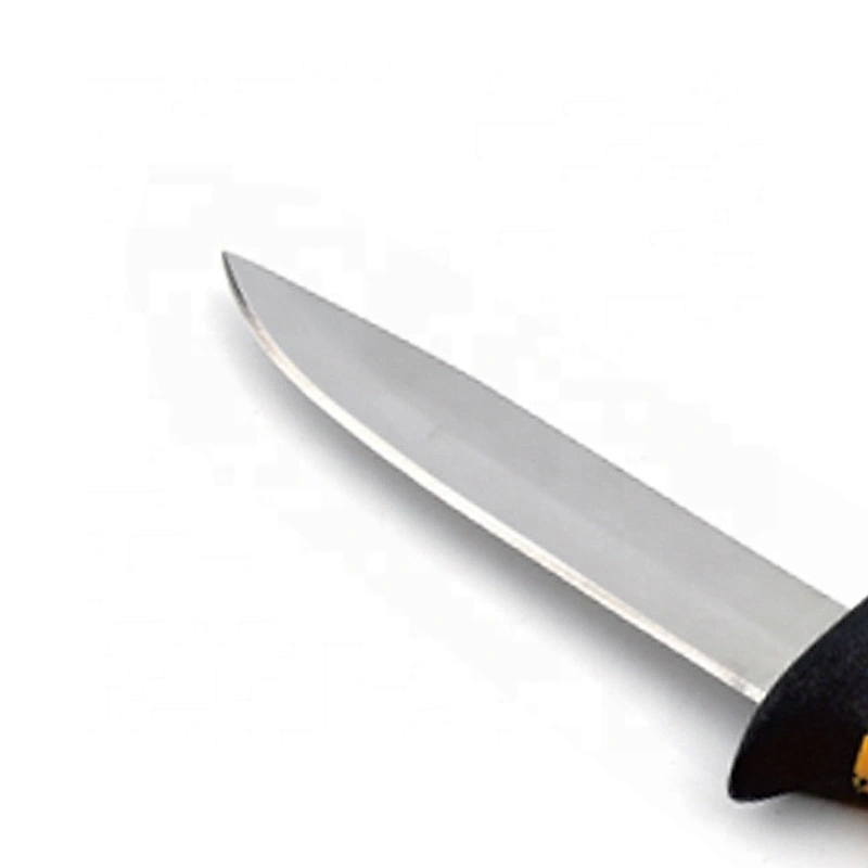 Non Slip Handle Stainless Steel Blade Fish Diving Knife with ABS Sheath