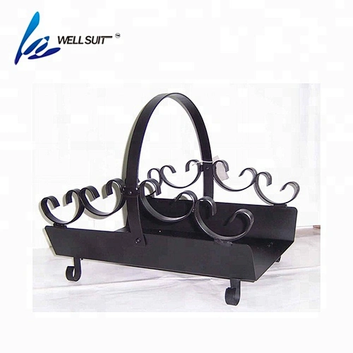 Firewood Log Rack Fireplace Basket Wood Holder