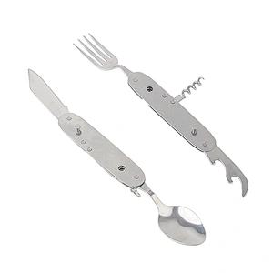 High quality   Foldable Spoon Fork Knife  for outdoor camping