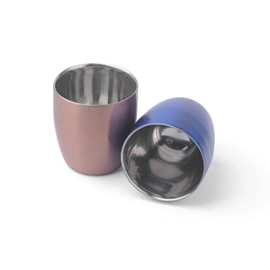 Stainless Steel Egg Shaped Wine vacuum Insulated Tumblers Cup