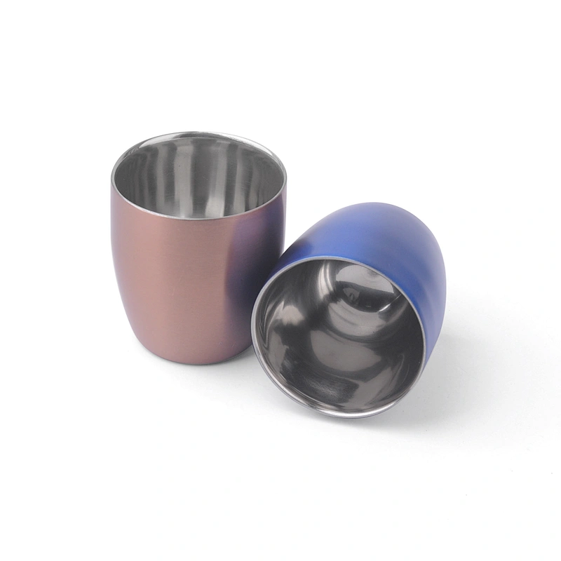 Stainless Steel Egg Shaped Wine vacuum Insulated Tumblers Cup