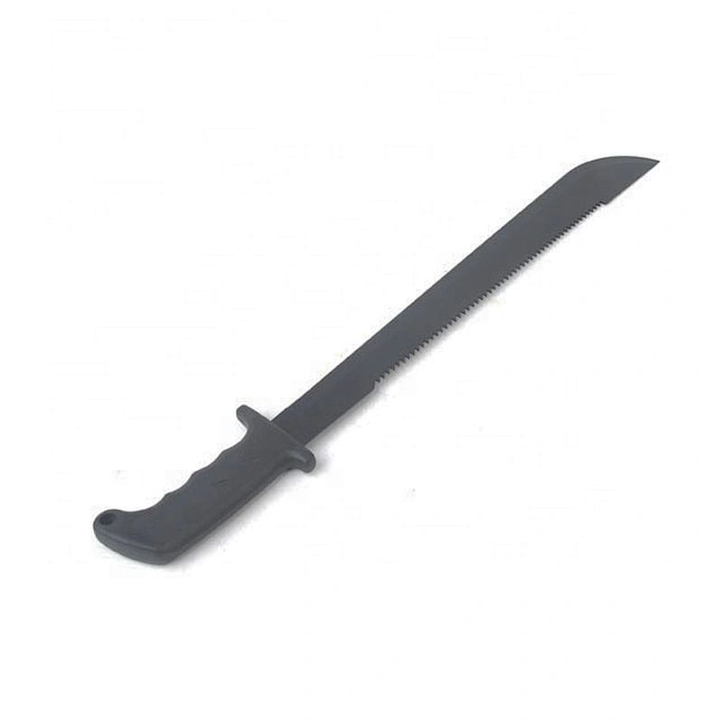 Professional long stainless steel outdoor matchet with saw teeth