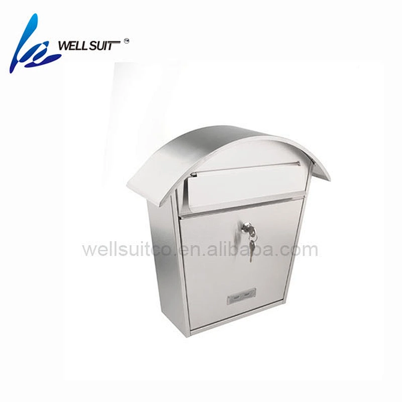 Residential Outdoor Rural Roadside stainless steel Mail Box Key Lockable Office Letter box