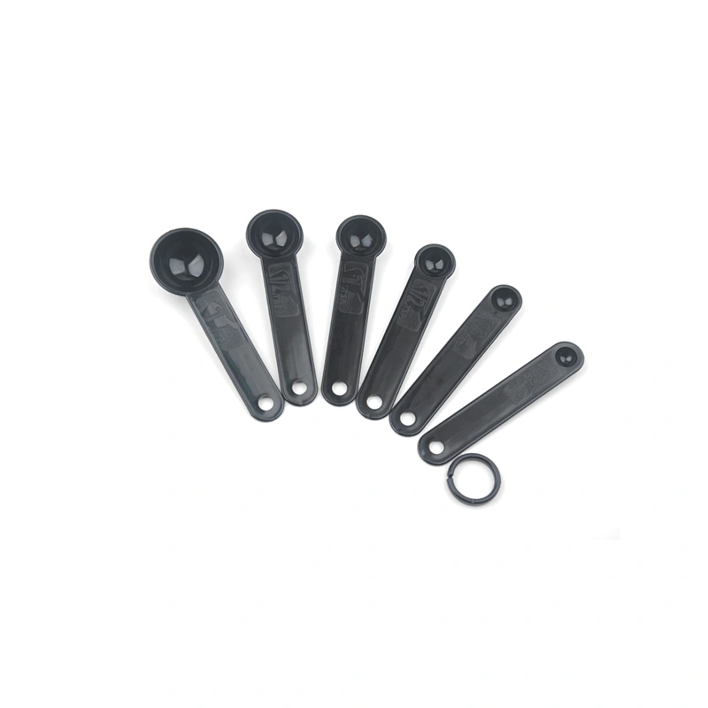 High Quality 6pcs Plastic Measuring Spoons