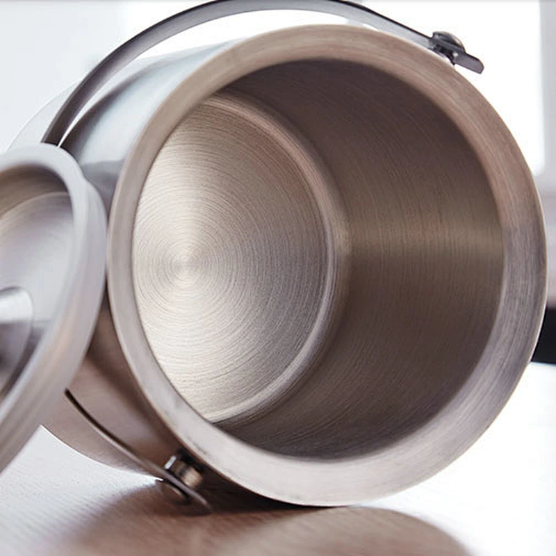 Popular best price fancy food grade stainless steel double wall ice bucket with cover