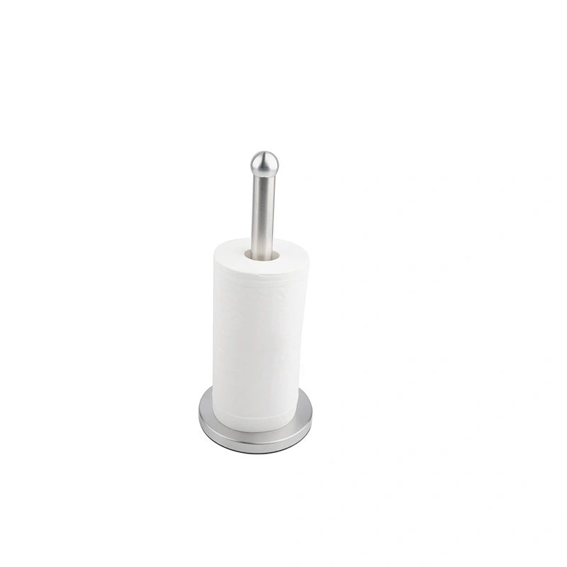 Customized Stainless Steel Stand Napkin Paper Holder Towel Roll Metal Steel Countertop Rack Tissue Roll Tissue Holder