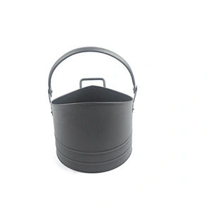fireplace accessory tool coal hod bucket with  handle