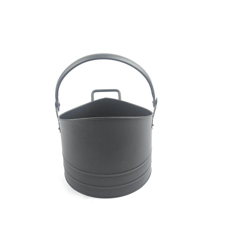 fireplace accessory tool coal hod bucket with  handle