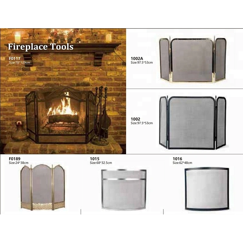 4pcs Fireplace Tool Set with stand