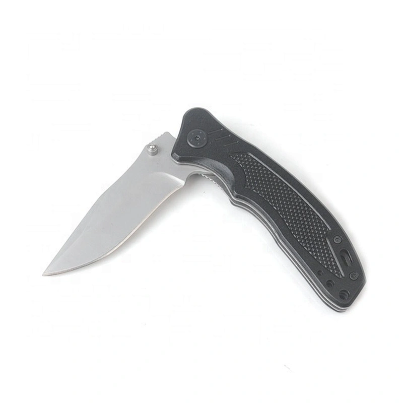 Outdoor Stainless Steel Blade  Pocket Camping Knife with Aluminium handle