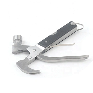 Stainless Steel Pocket Hand Tool Multi-Purpose Piler and Hammer