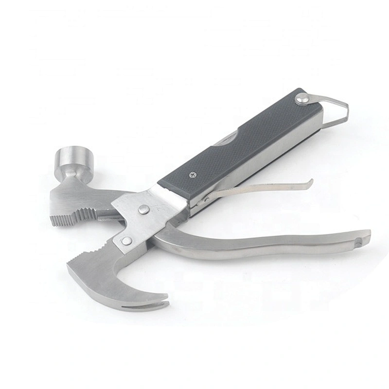 Stainless Steel Pocket Hand Tool Multi-Purpose Piler and Hammer