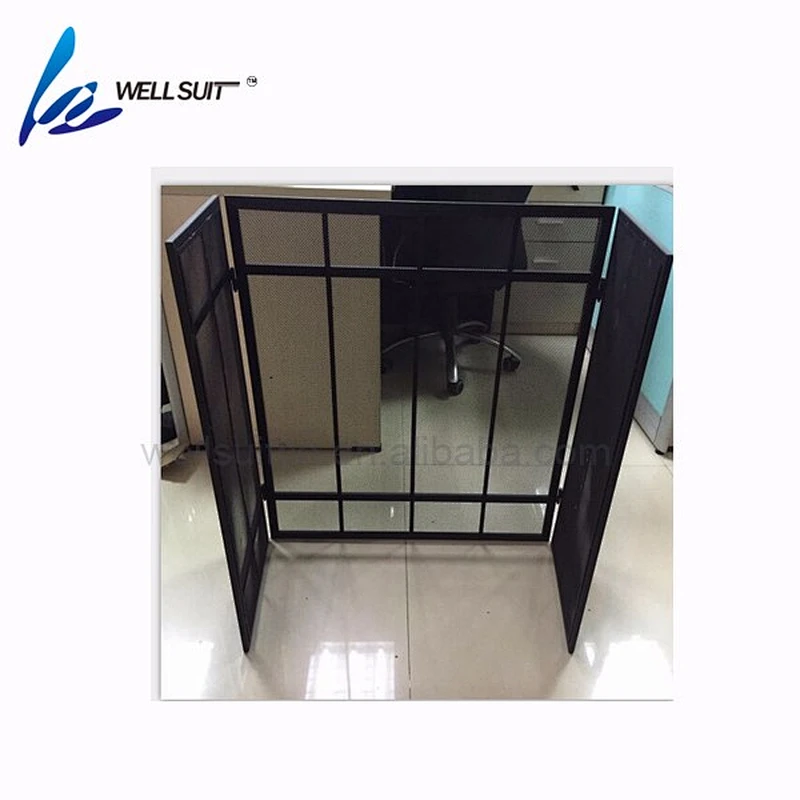 fireplace screen fire screen With Black Powder Coating screen protector fireproof