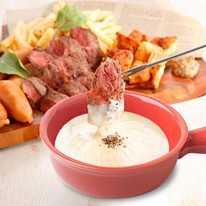 wholesale fondue pot set ceramic candle jars mini melting chocolate cheese for christmas nonstick cookware sets and cheese tools