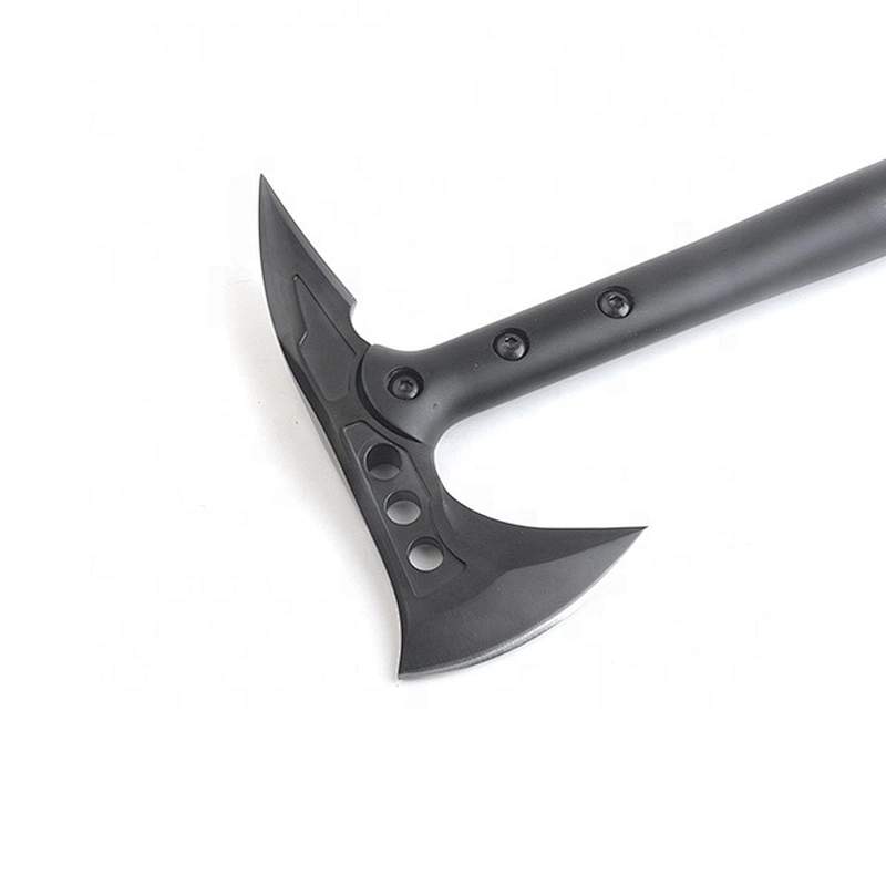 Multi-Purpose Stainless Steel Black Coating Hatchet Axe with Fiberglass Handle