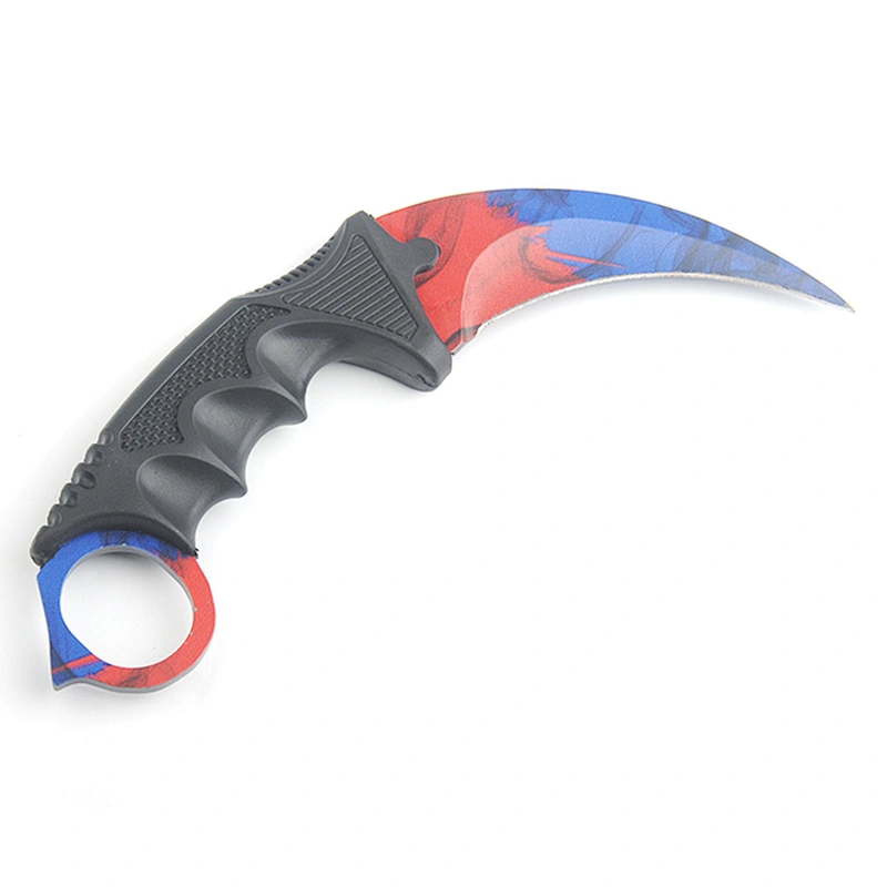 CS Shape Stainless Steel Blade Folding Pocket Knife with printing