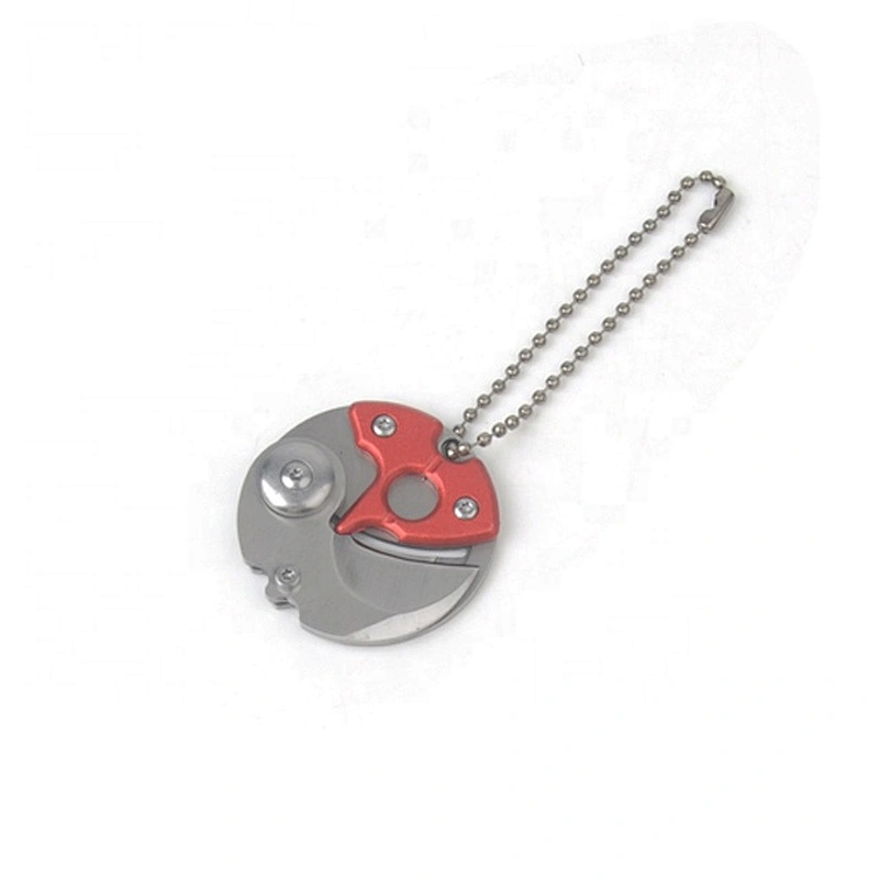 Multifunctional promotion mini gift knife with keychain