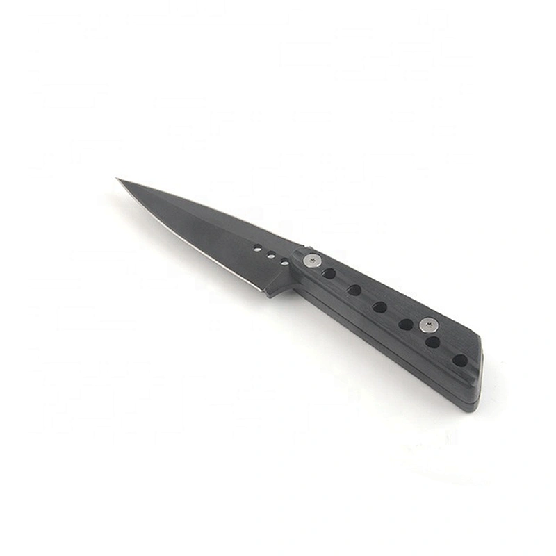All Black Coating 3Cr13 Full Tang Survival Hunting  Knife with ABS Handle