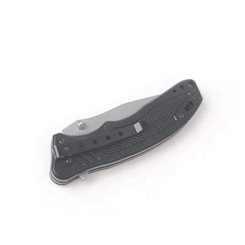 Outdoor Stainless Steel Blade  Pocket Camping Knife with Aluminium handle