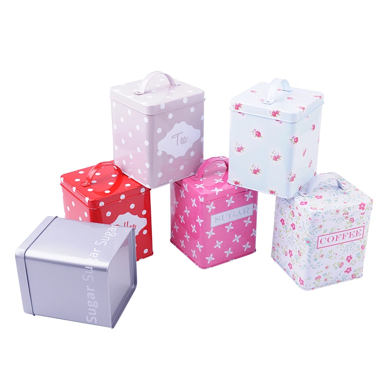 Wholesale Food Safe Square  Gift candy Tin Box
