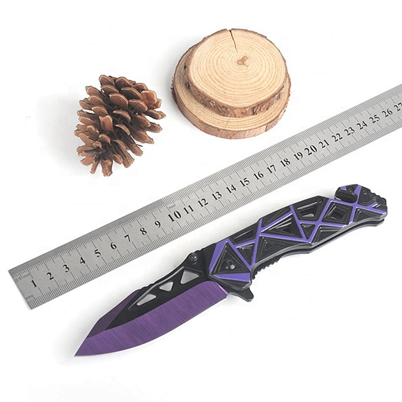 New professional utility pocket folding knife  with aluminum handle