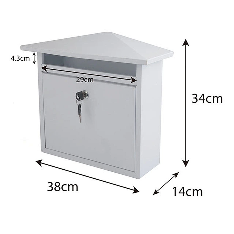 mailbox outdoor stainless steel mailbox wall mounted