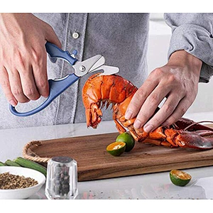 Amazon Supplier removable blade Lobster Crab Seafood Scissors For Fish Crab Lobster