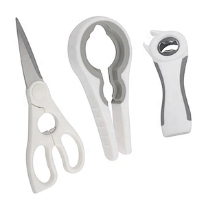 Hot sales bottle opener set scissor can opener for bar
