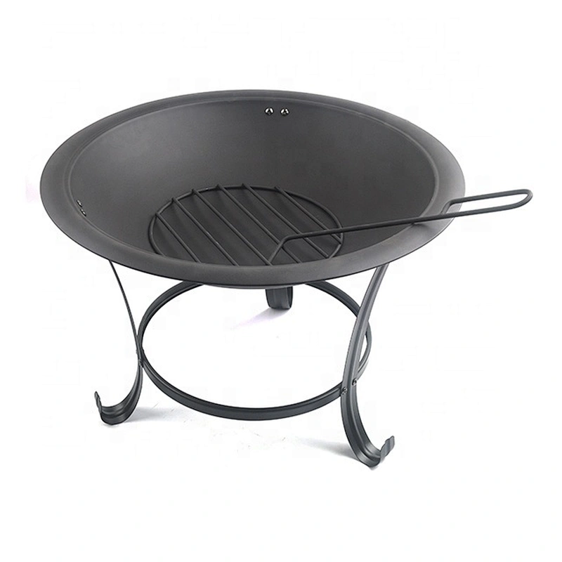 Steel outdoor garden round camping fire pit fire basket