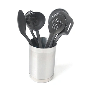 2Pcs Stainless Steel Metal Utensil rack Stand Kitchen Utensil Holder