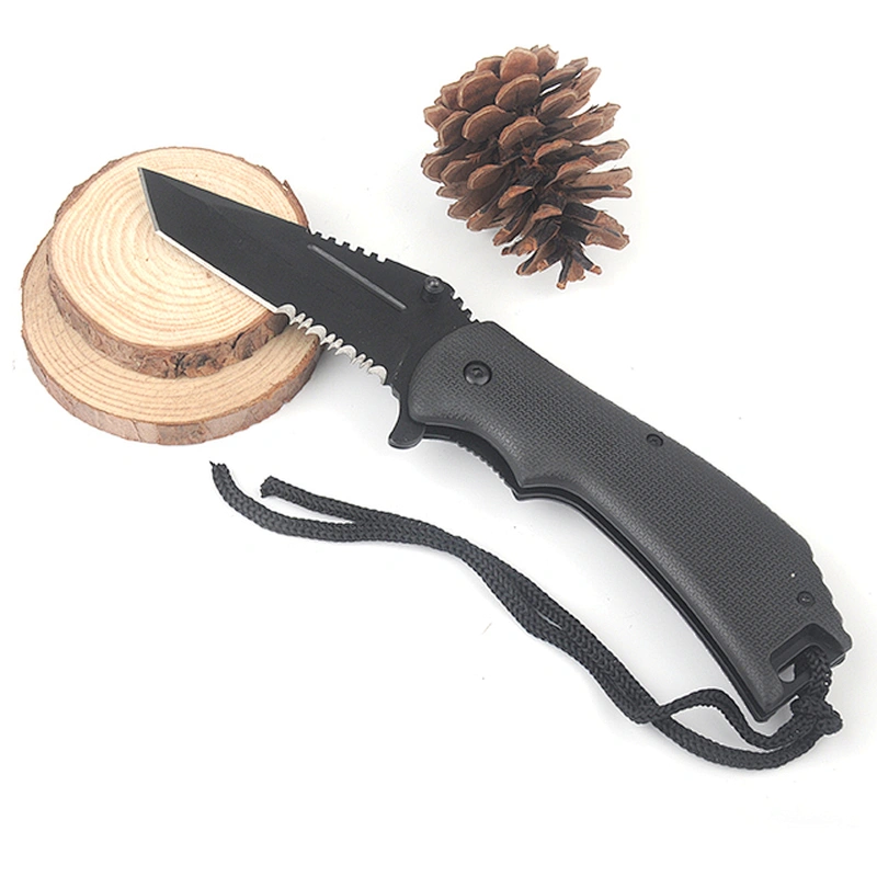 Outdoor Camping  Folding Pocket Hunting Survival Knife