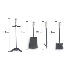 Outdoor metal fireplace tool 3pcs set fireplace