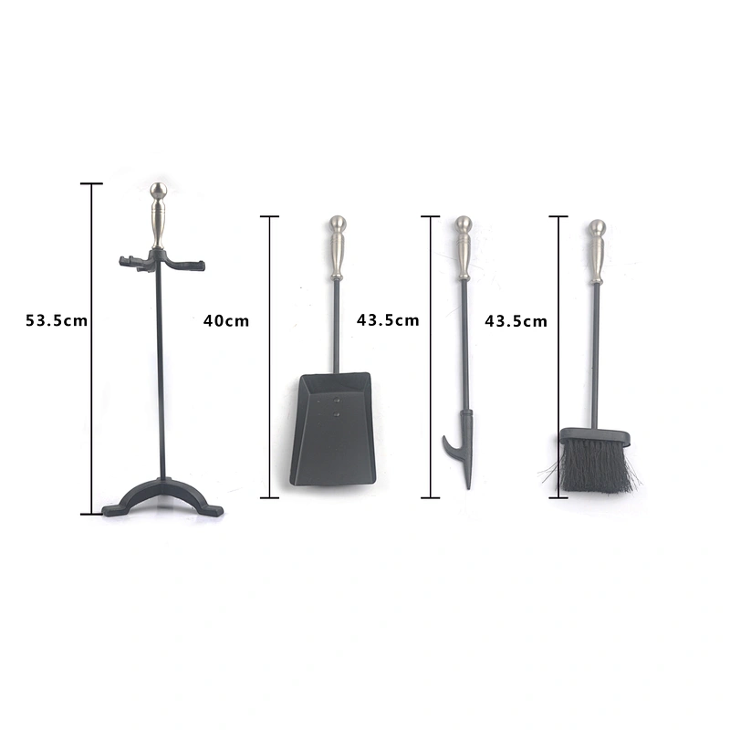 Outdoor metal fireplace tool 3pcs set fireplace