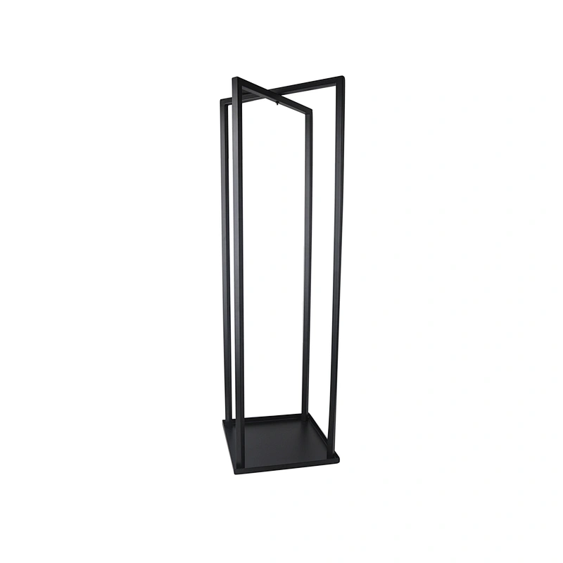 Indoor fireplace accessory metal smart log holder rack wrought iron firewood holder