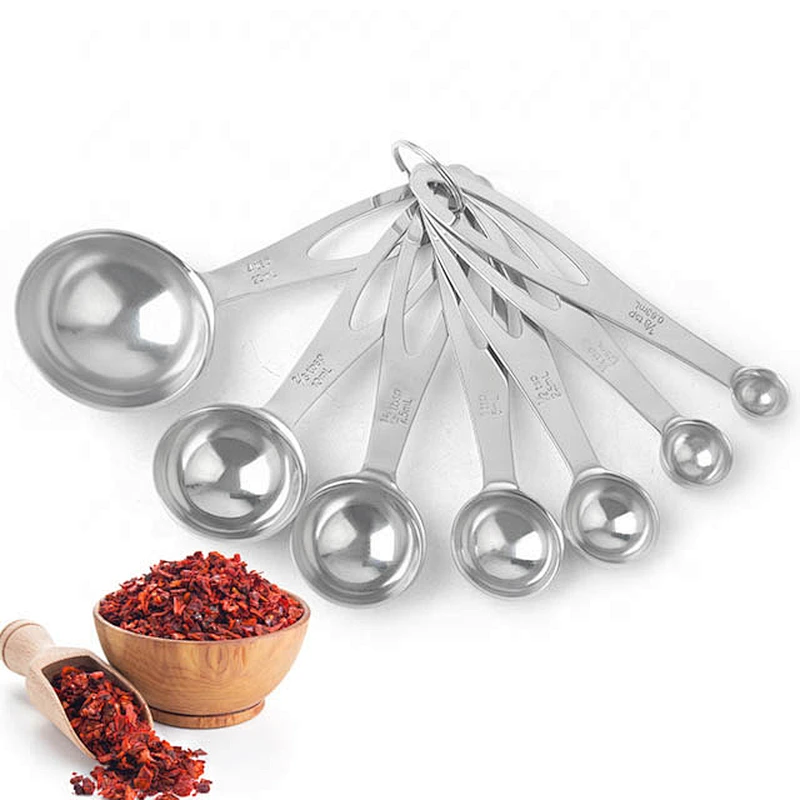 Amazon hot-selling food grade copper plating measuring spoons set