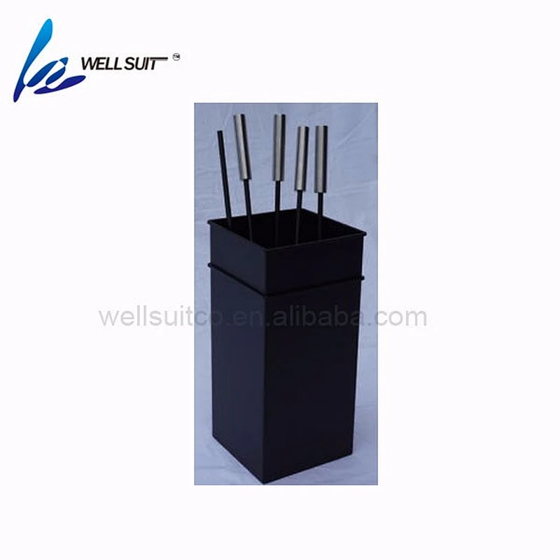5 pieces high quality wooden handle Fireplace Tools set fireplace accessory